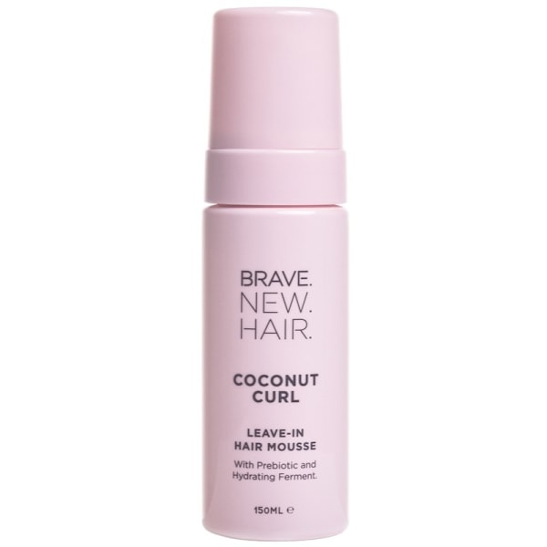 Brave. New. Hair. Coconut Curl Leave-In Hair Mousse 150ml Pink