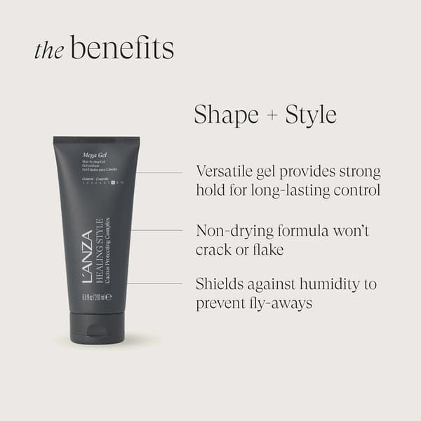 L'anza Healing Style Mega Gel 200ml Black