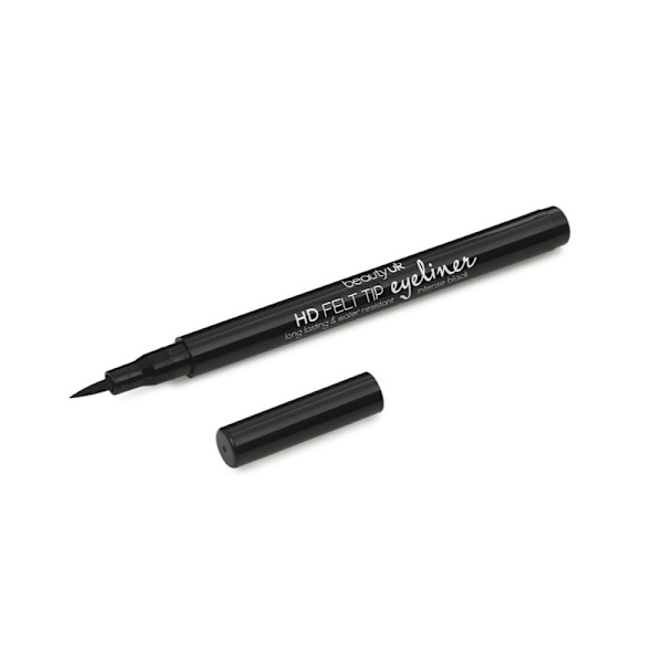 Beauty UK HD Felt Tip Liner - Intense Black 1.2ml Black