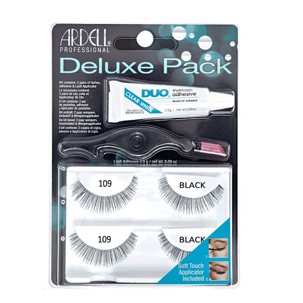 Ardell Eyelash Deluxe Pack 109 Black Black