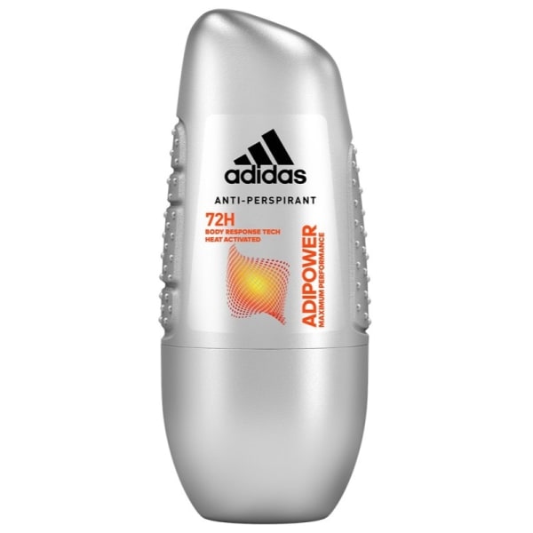Adidas Adipower Antiperspirant Roll-On For Men 50ml White