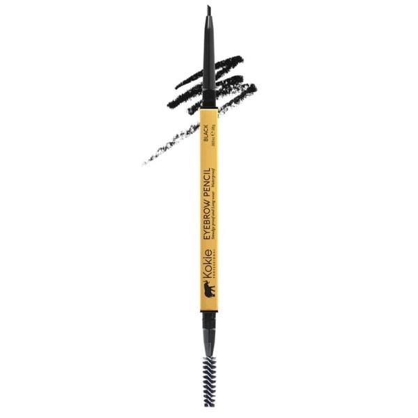 Kokie Micro-Fine Eyebrow Pencil Black Svart