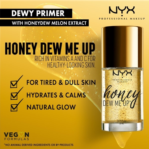 NYX PROF. MAKEUP Honey Dew Me Up Primer 22ml Gold