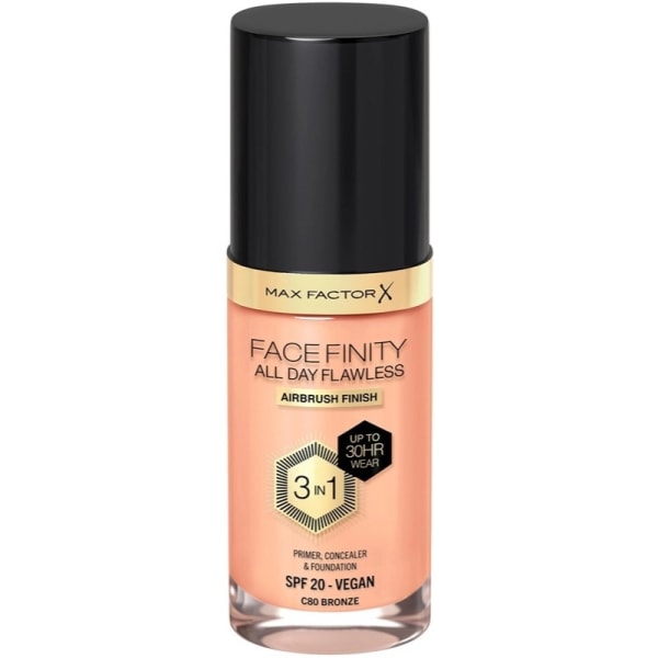 Max Factor Facefinity 3 In 1 Foundation 80 Bronze Transparent