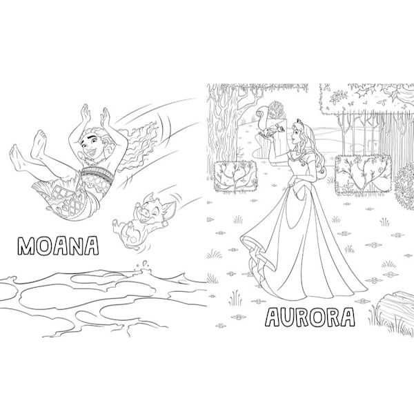 Disney Princess Colouring Fun Multicolor