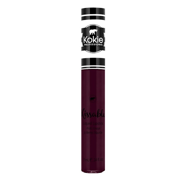 Kokie Kissable Matte Liquid Lipstick - Nightfall Dark purple