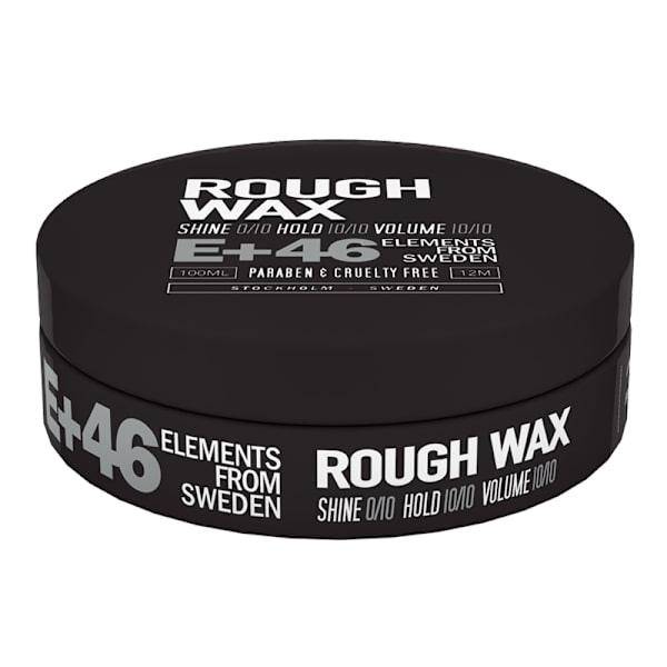 E+46 Rough Wax 100ml Black