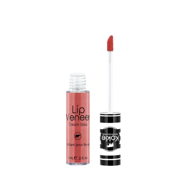 Kokie Lip Veneer Cream Lip Gloss - Pillow Talk Brown