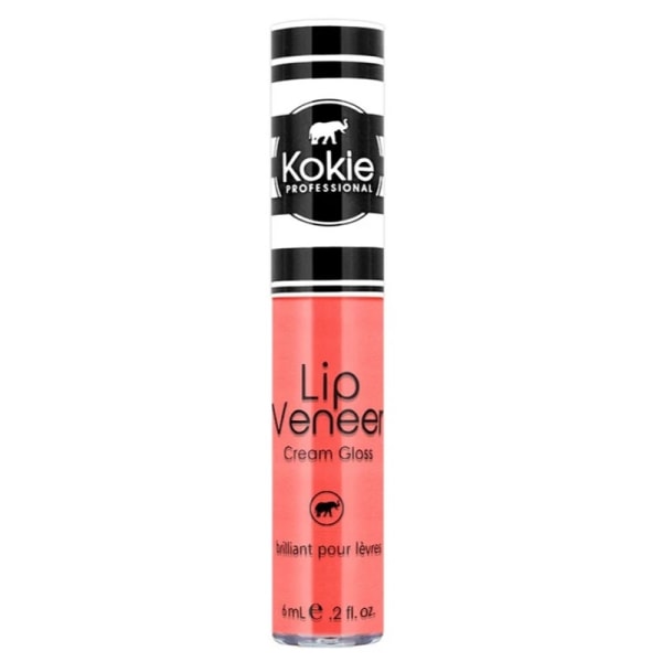 Kokie Lip Veneer Cream Lip Gloss - Just Peachy Brun
