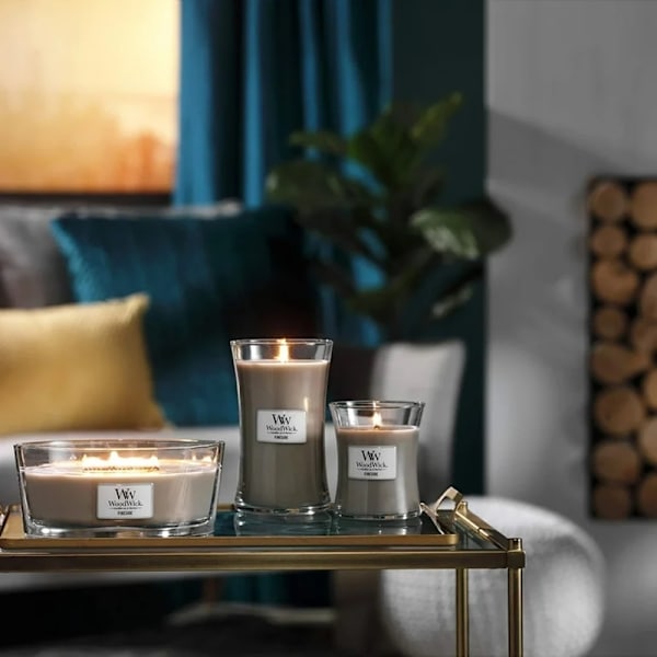 WoodWick Medium - Fireside Transparent