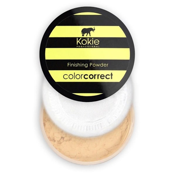 Kokie Color Correct Setting Powder - Yellow Darkness Correction Gul