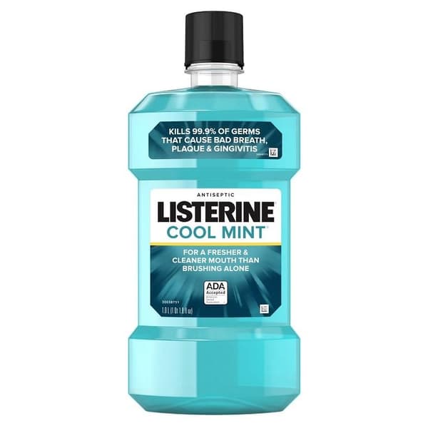 Listerine Coolmint Mouthwash 1000ml Transparent