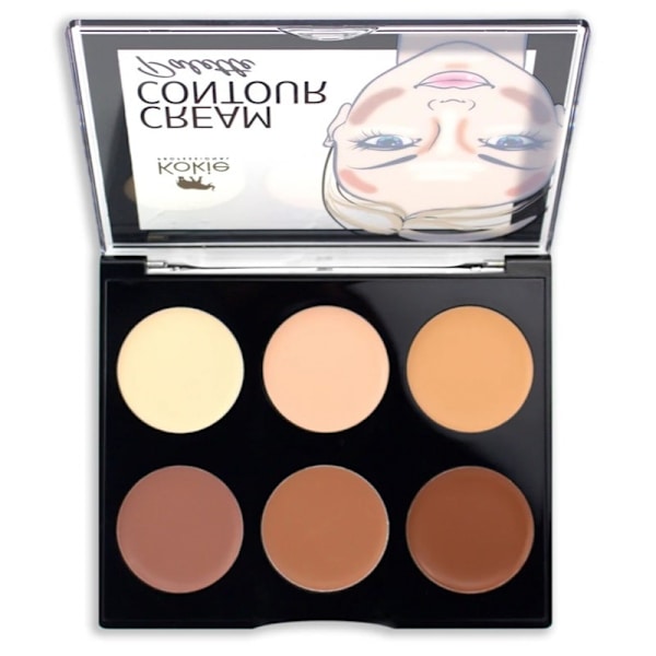 Kokie Cream Contour Palette - Light/Medium multifärg