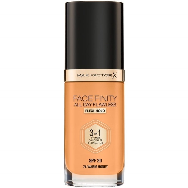 Max Factor Facefinity 3 In 1 Foundation 78 Warm Honey Transparent