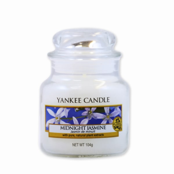 Yankee Candle Classic Small Jar Midnight Jasmine Candle 104g White