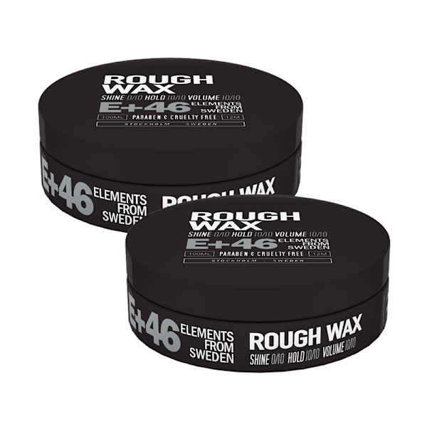 2-pack E+46 Rough Wax 100ml Svart