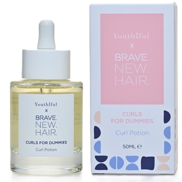 Brave. New. Hair. Curls For Dummies Curl Potion 50ml Pink