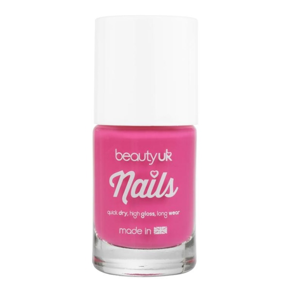 Beauty UK Nails no.16 - Pink Pop 9ml Transparent