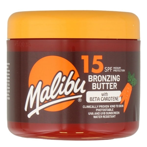 Malibu Bronzing Butter with Beta Carotene SPF15 300ml Brun