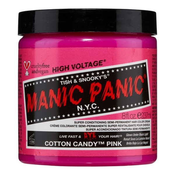 Manic Panic Cotton Candy Pink Classic Creme 237ml Pink