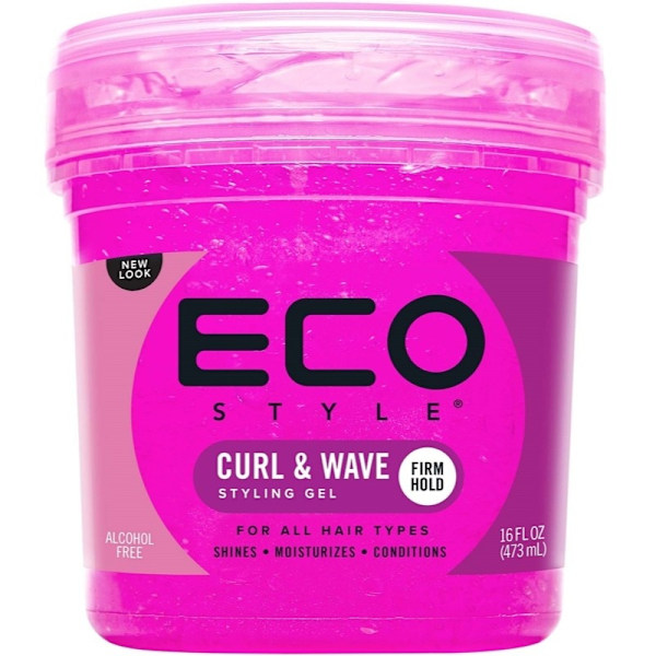 Eco Style Curl & Wave Styling Gel 473ml Rosa