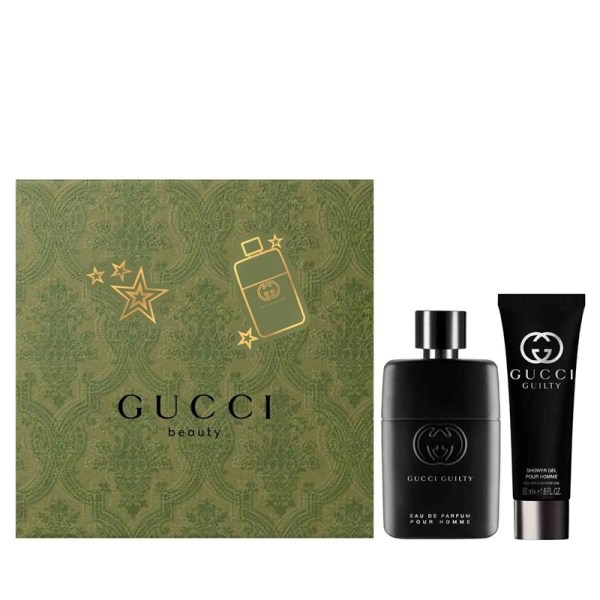 Giftset Gucci Guilty Pour Homme Edp 50ml + Shower Gel 50ml Green