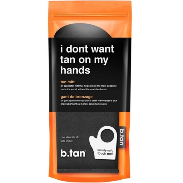 b.tan I Don't Want Tan On My hands Tan Mitt Svart
