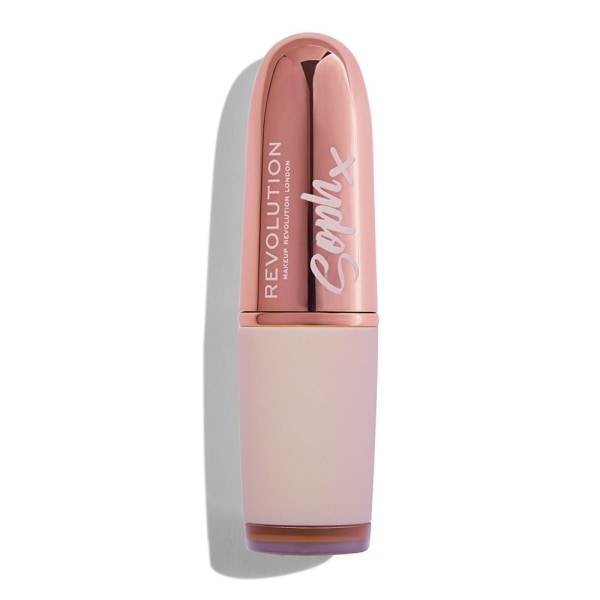 Makeup Revolution Soph Nude Lipstick - Fudge Transparent