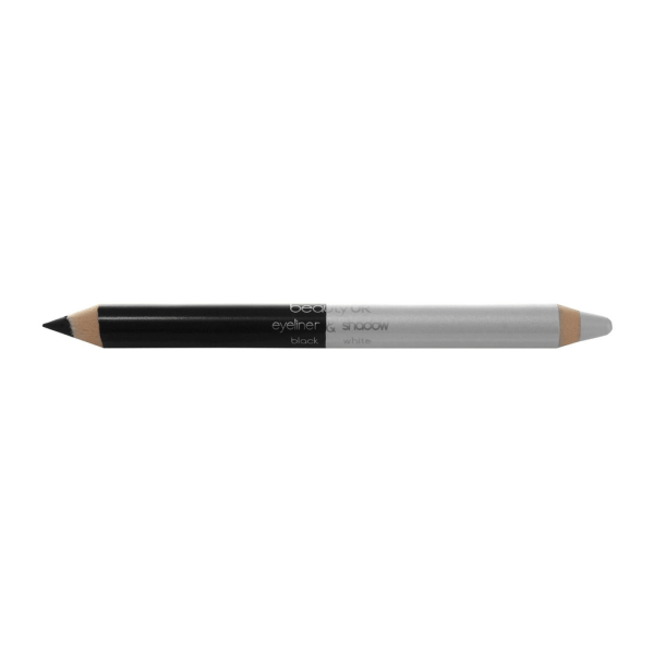 Beauty UK Double Ended Jumbo Pencil no.1 - Black&White Black
