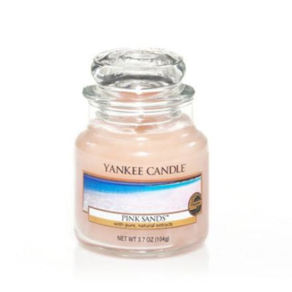 Yankee Candle Classic Small Jar Pink Sands Candle 104g Light pink