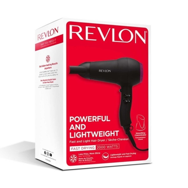 Revlon Perfect Heat Fast And Light Hair Dryer Black