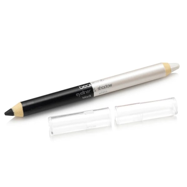 Beauty UK Double Ended Jumbo Pencil no.1 - Black&White Black