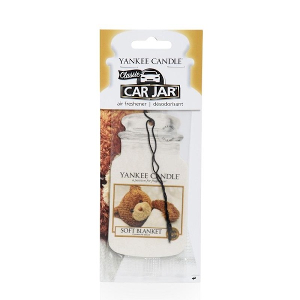 Yankee Candle Car Jar Air Freshener Soft Blanket White White 25