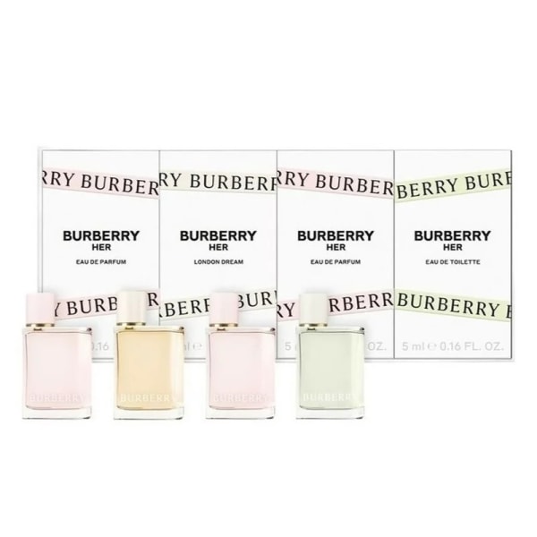 Giftset Burberry Her Miniature 4x5ml Multicolor