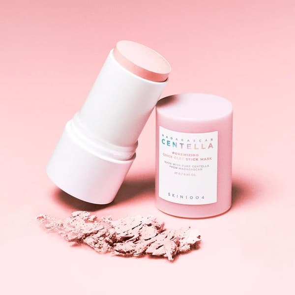 SKIN1004 Madagascar Centella Poremizing Quick Clay Stick Mask 27g Rosa