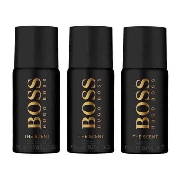 3-pack Hugo Boss The Scent Deo Spray 150ml Transparent