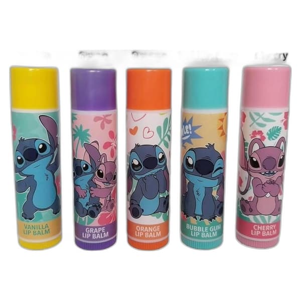 Disney Stitch Lip Balm 5pcs Blue