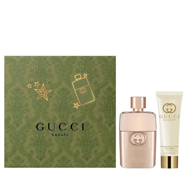 Giftset Gucci Guilty Pour Femme Edt 50ml + Bodylotion 50ml Grön