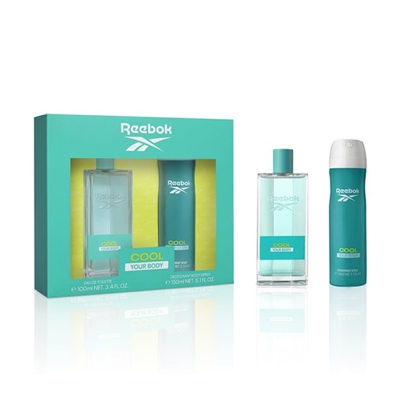 Giftset Reebok Cool Your Body Her Edt 100ml + Deospray 150ml Green