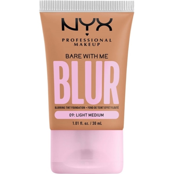 NYX PROF. MAKEUP Bare With Me Blur Tint Foundation 30ml 09 Light Medium Transparent