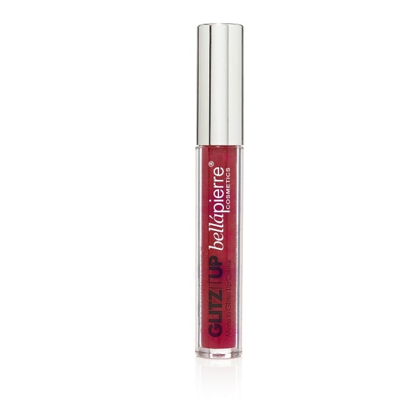 Bellapierre Glitz It Up Matte to Glitter Lip Creme - Lush Red