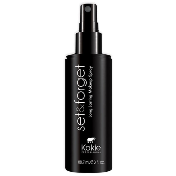 Kokie Set and Forget Long Lasting Setting Spray Svart