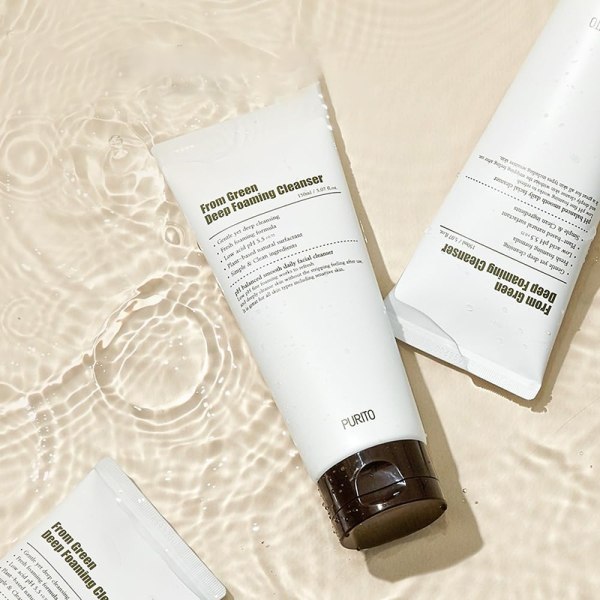 Purito From Green Deep Foaming Cleanser 150ml White