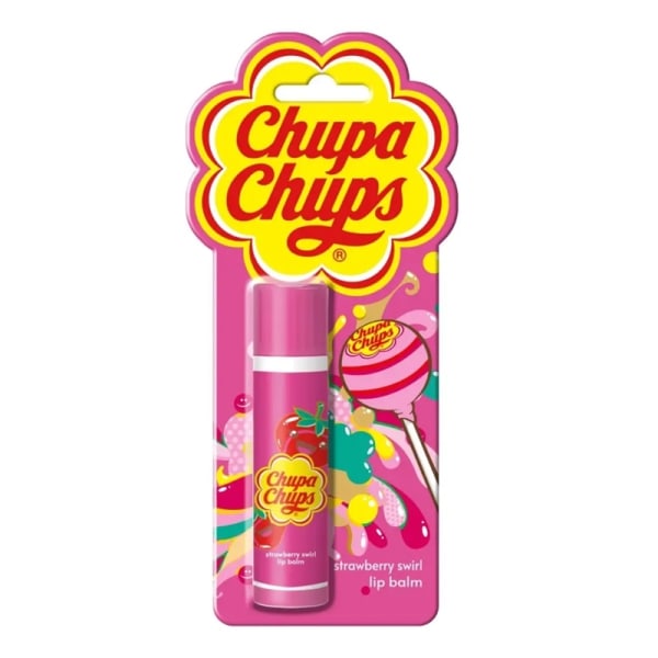 Chupa Chups Lip Balm Juicy Strawberry Pink