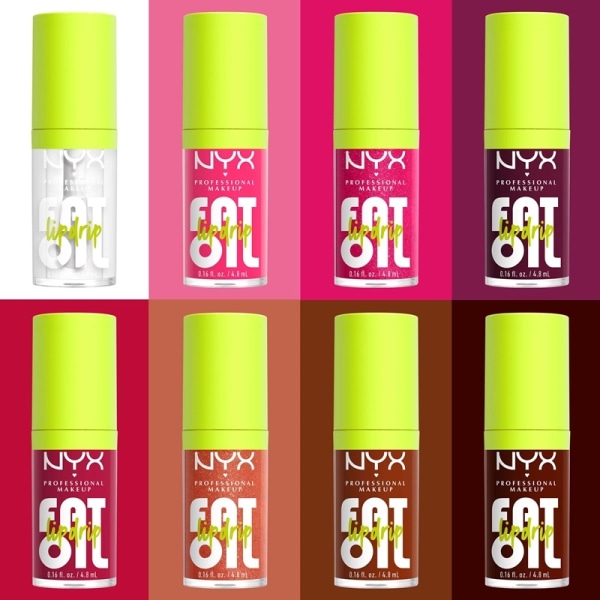 NYX PROF. MAKEUP Fat Oil Lip Drip 4.8 ml That's Chic Transparent