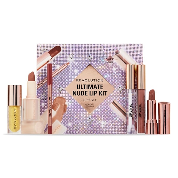 Makeup Revolution Ultimate Nude Lip Kit Rosa