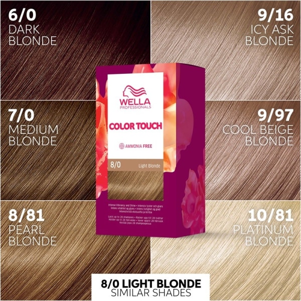 Wella Color Touch Pure Naturals 8/0 Light Blonde Brun