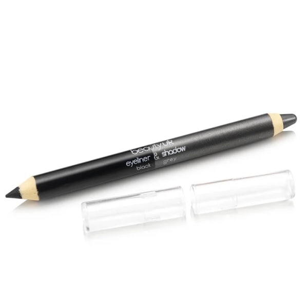Beauty UK Double Ended Jumbo Pencil no.2 - Black&Grey grå