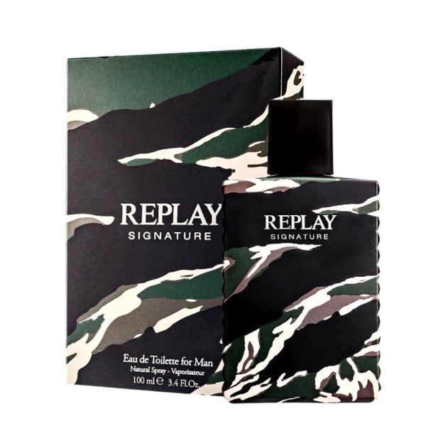 Replay Signature For Man Edt 100ml Green