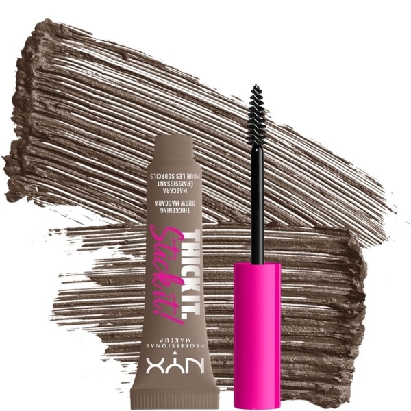 NYX PROF. MAKEUP  Thick it. Stick it! Brow Mascara - Taupe Transparent